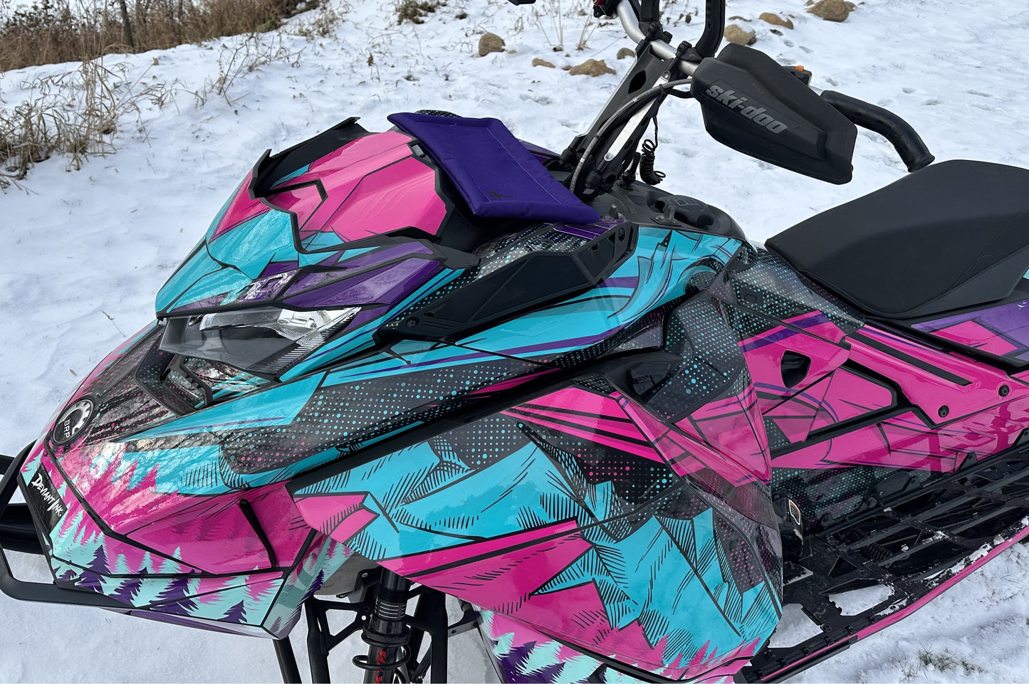 Screen Savior Snowmobile Screen Protector - PURPLE