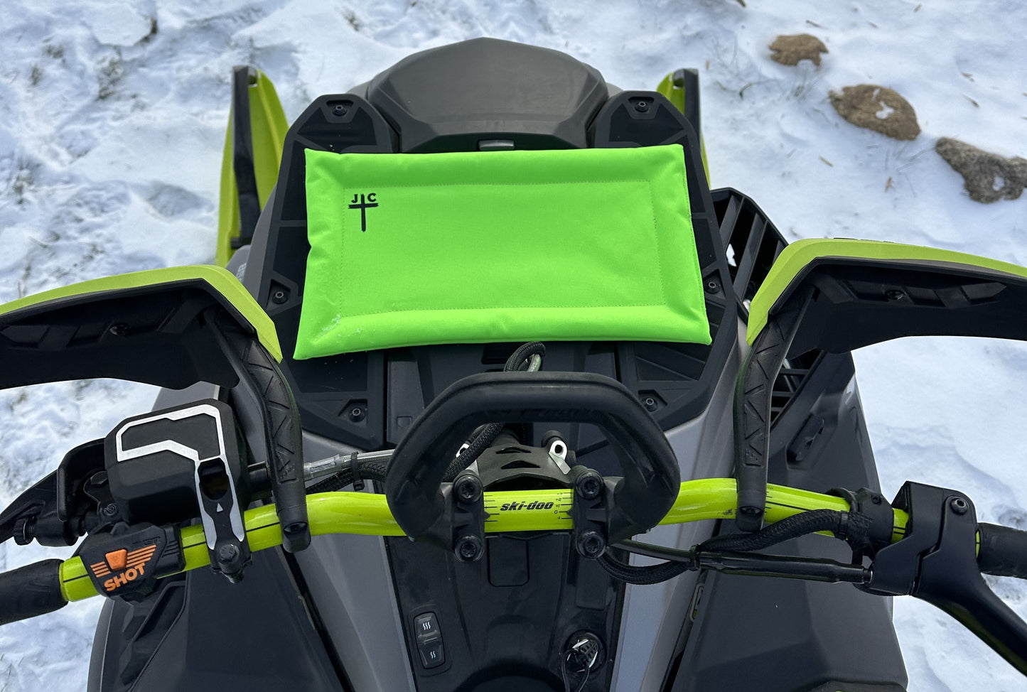 Screen Savior Snowmobile Screen Protector - NEON GREEN